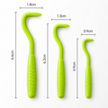 LoneStar Defense Tick Remover Hook Set for Dogs, Cats & Humans — 3 Pcs