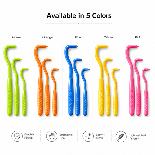 LoneStar Defense Tick Remover Hook Set for Dogs, Cats & Humans — 3 Pcs