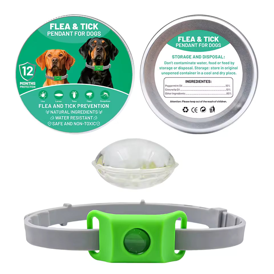 The LoneStar Shield Natural Flea & Tick Protection Collar for Dogs