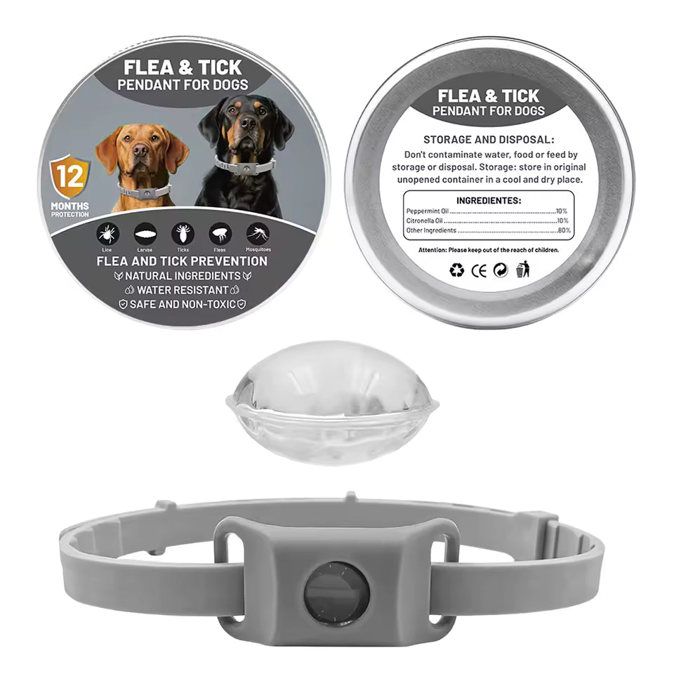 The LoneStar Shield Natural Flea & Tick Protection Collar for Dogs